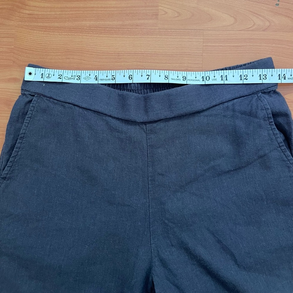 Caslon Linen Blend Wide Leg Cropped Pants - Picture 4 of 7